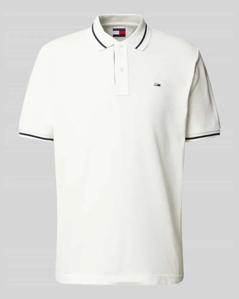 Tommy Hilfiger Regular Fit Poloshirt mit Logo-Stitching 