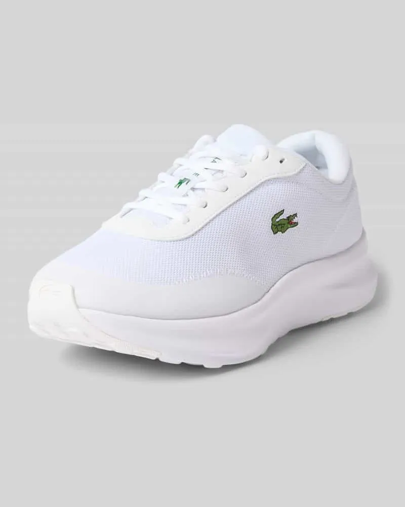 Lacoste Low Top Sneaker aus Mesh Modell 'NEO RUN ACE Weiss