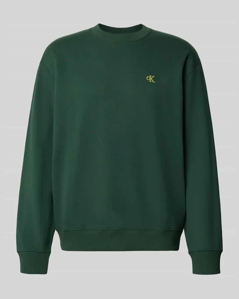Calvin Klein Sweatshirt mit Label-Stitching 