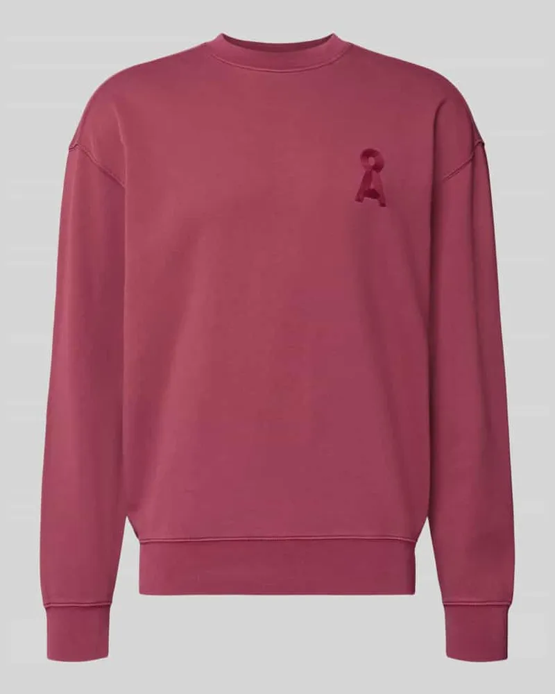 Armedangels Relaxed Fit Sweatshirt aus reiner Baumwolle Modell 'ICONIC Å GMT Bordeaux