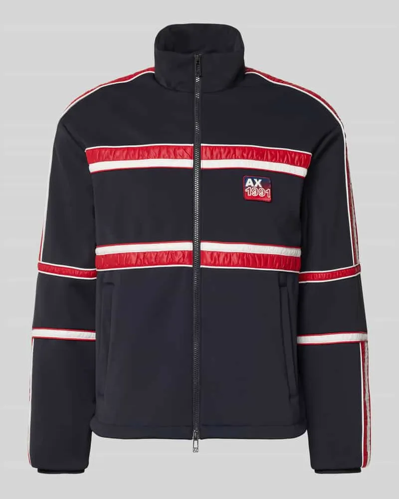 Armani Exchange Blouson mit Stehkragen Hellblau