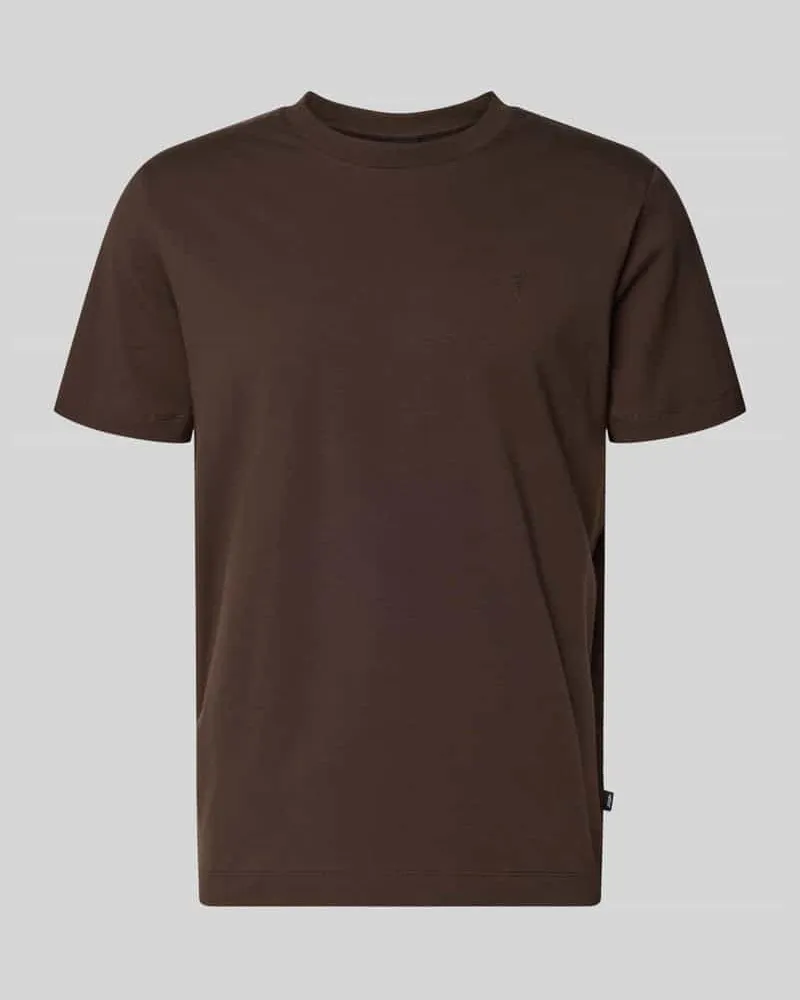 JOOP! T-Shirt mit Rundhalsausschnitt Modell 'Carlonito Schoko