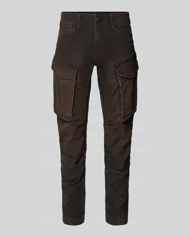 G-STAR RAW Regular Tapered Fit Hose mit Cargotaschen Modell 'Rovic Black
