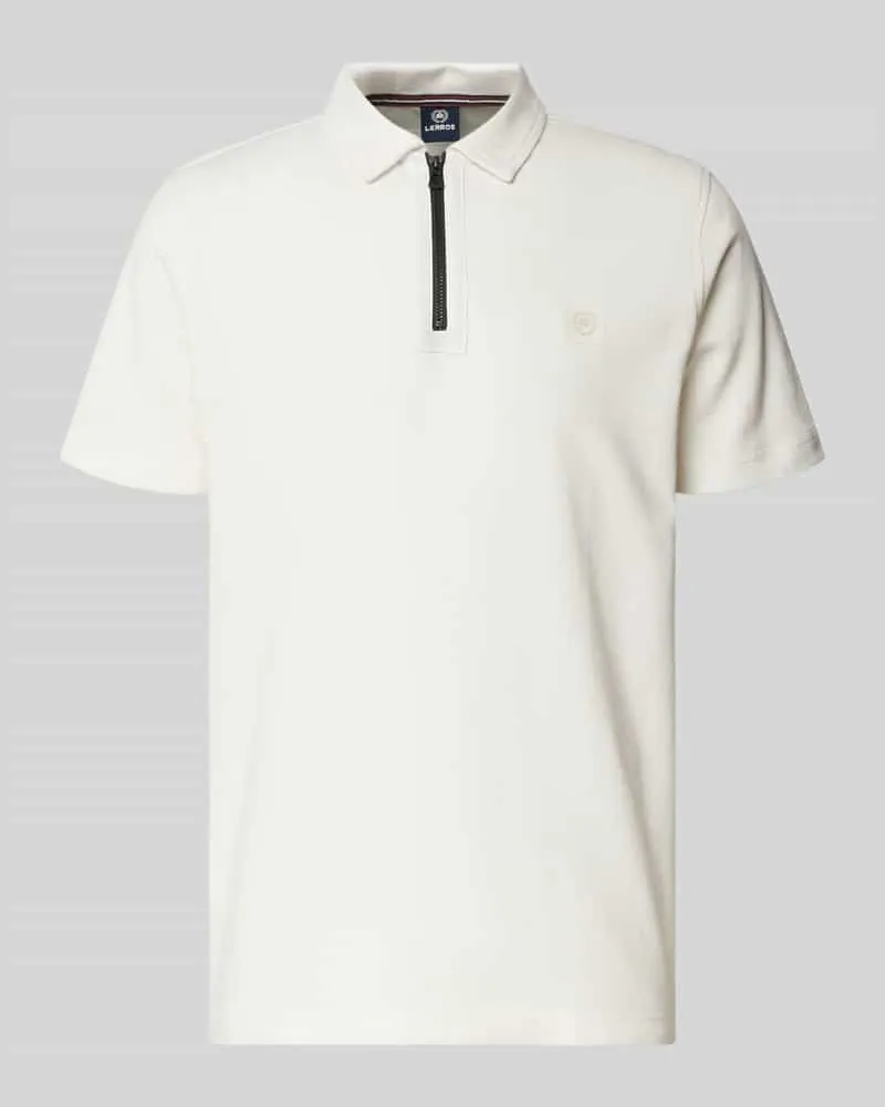 Lerros Regular Fit Poloshirt mit Logo-Detail 