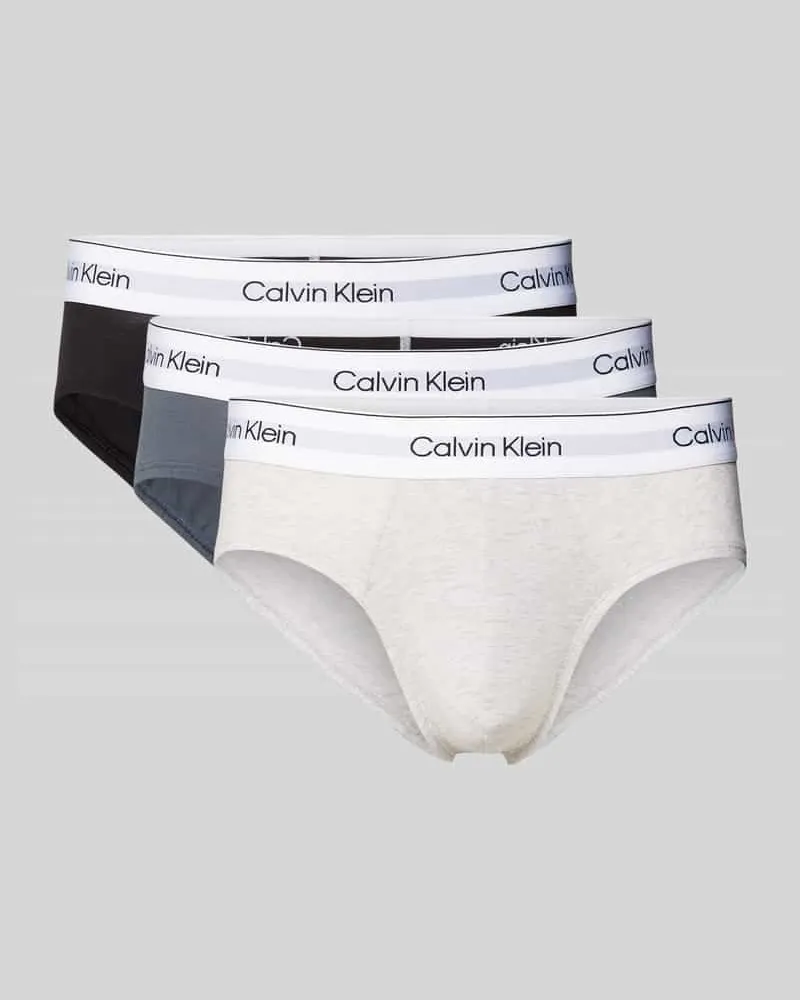 Calvin Klein Slip mit Label-Bund im 3er-Pack 