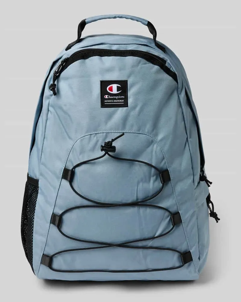 Champion Rucksack mit Label-Patch Eisblau