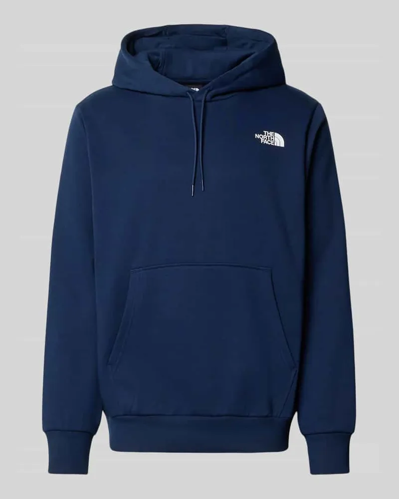 The North Face Hoodie mit Label-Print Marine