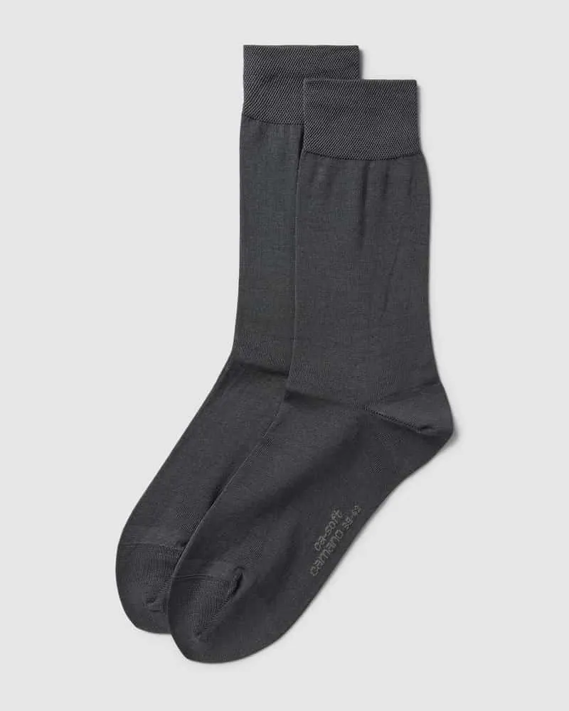 Camano Socken mit Rippenbündchen im 2er-Pack Modell 'MERCERISED 