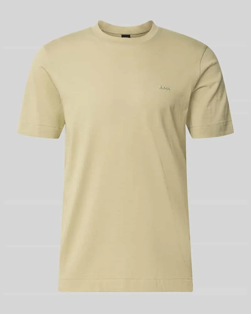 HUGO BOSS Regular Fit T-Shirt aus reiner Baumwolle Modell 'Thompson Hellgruen