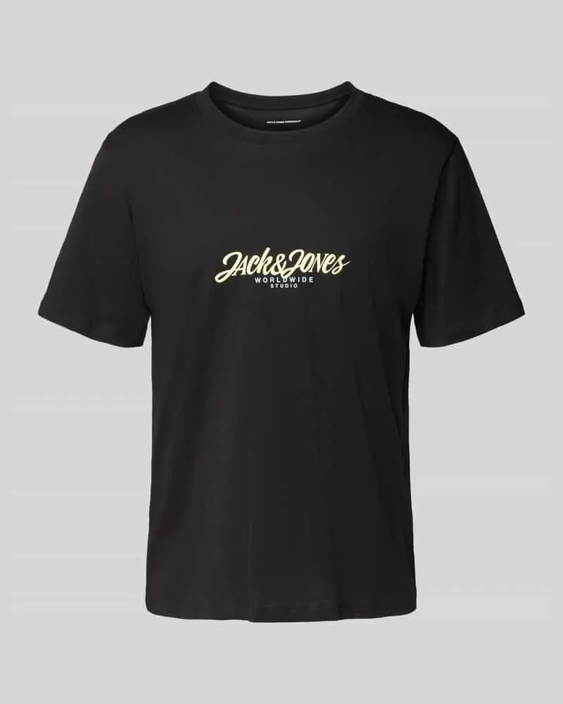 Jack & Jones T-Shirt mit Label-Print Modell 'Modell 'TAVIRA 