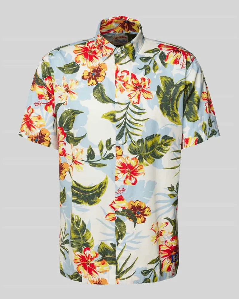 Superdry. Freizeithemd mit Kentkragen 