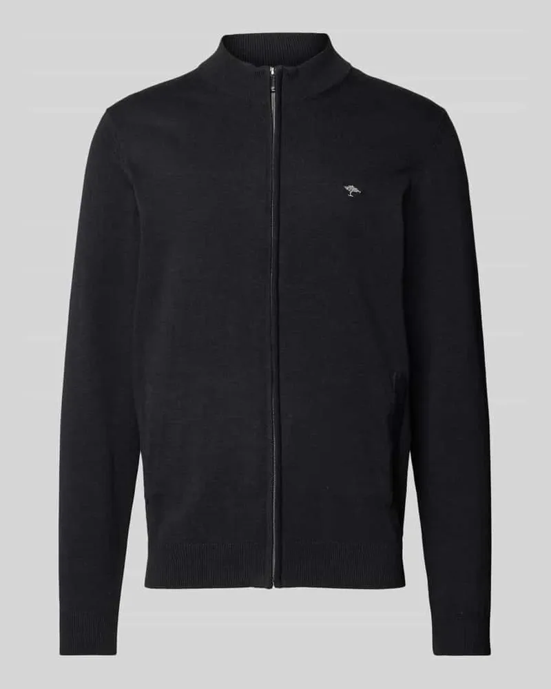 Fynch-Hatton Cardigan in Strick-Optik Anthrazit