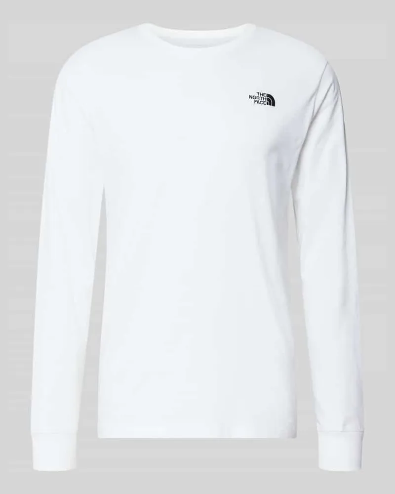 The North Face Langarmshirt aus Baumwoll-Mix Modell 'EVOLUTION Weiss