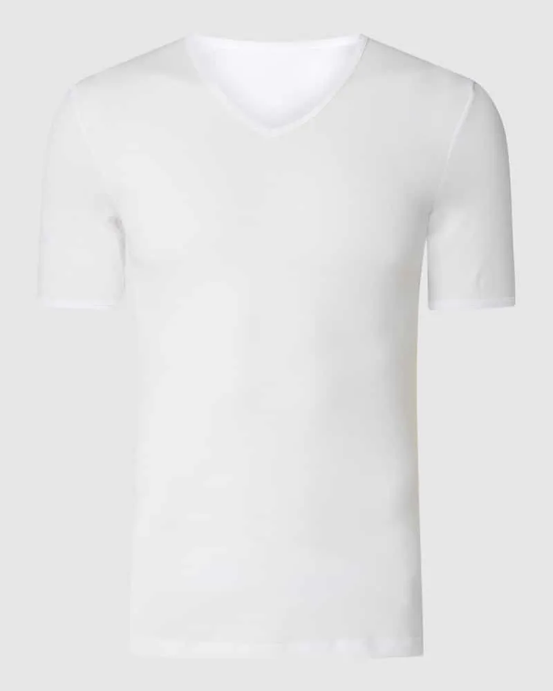 Schiesser T-Shirt mit V-Ausschnitt 