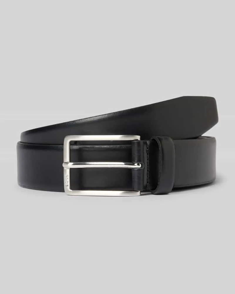 HUGO BOSS Gürtel aus Leder Modell 'ERMAN Black