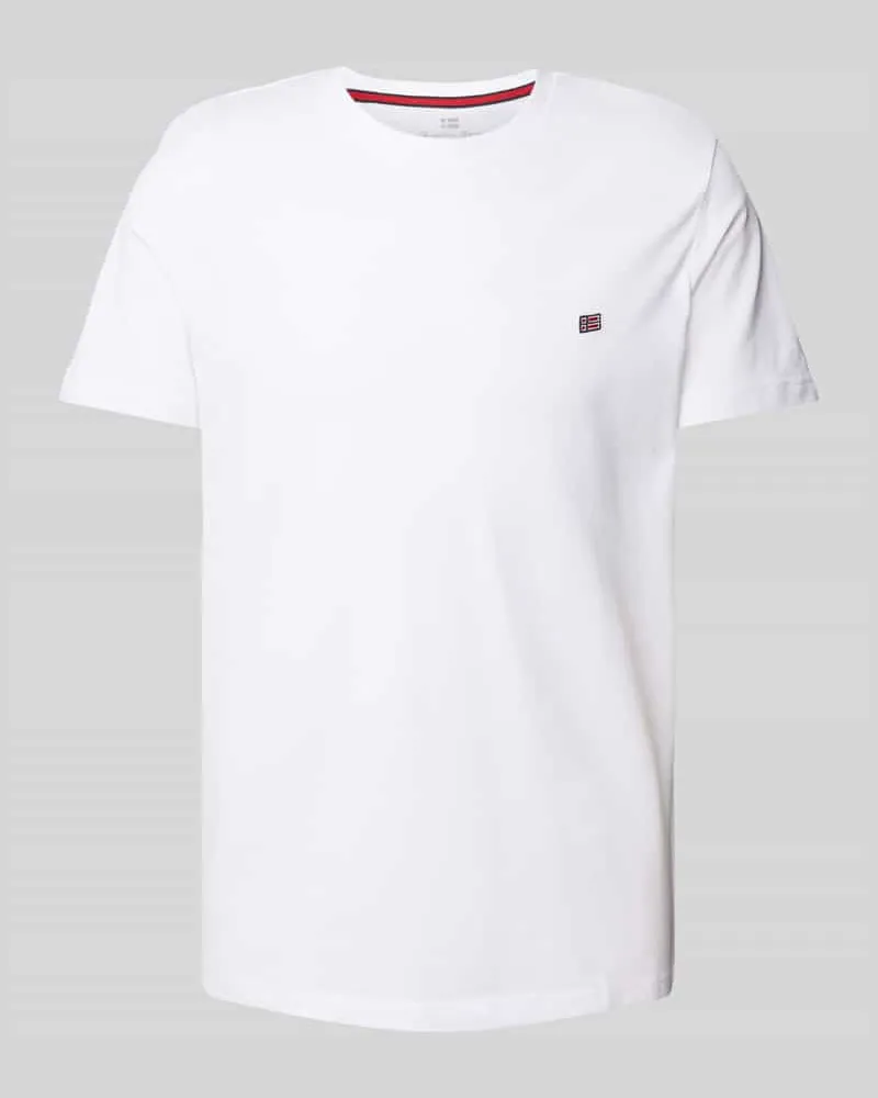 Christian Berg T-Shirt mit Label-Stitching 