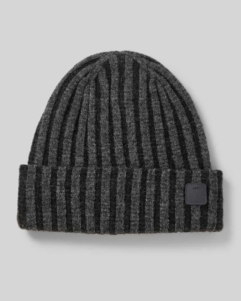 Barts Beanie mit Label-Detail Modell 'Selfoss Black