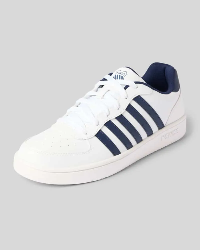 K-Swiss Sneaker mit Label-Details Modell 'Court Cali Weiss