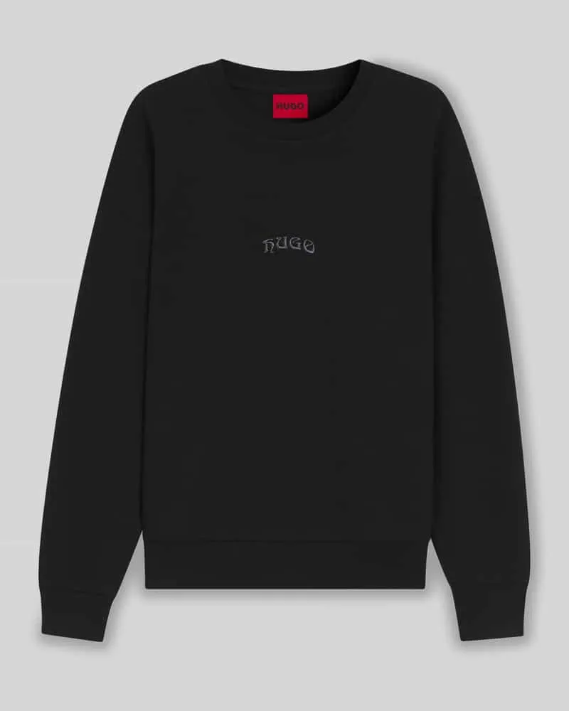 HUGO BOSS Oversized Sweatshirt aus Baumwoll-Mix Modell 'DADSINO Black