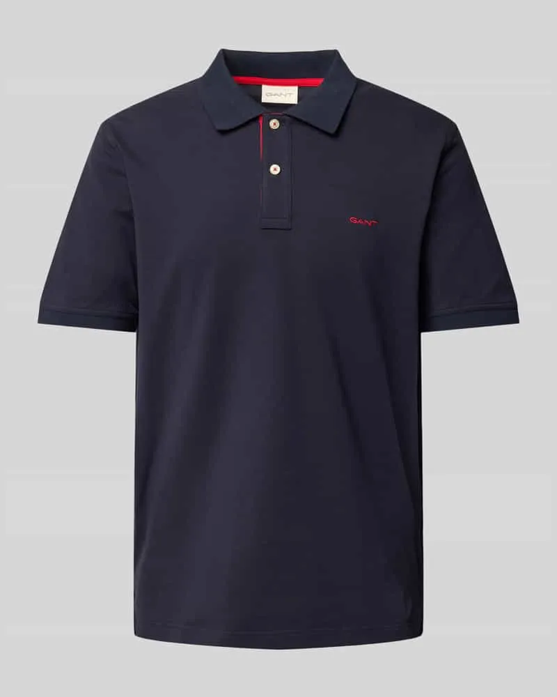 Gant Regular Fit Poloshirt mit Label-Stitching 