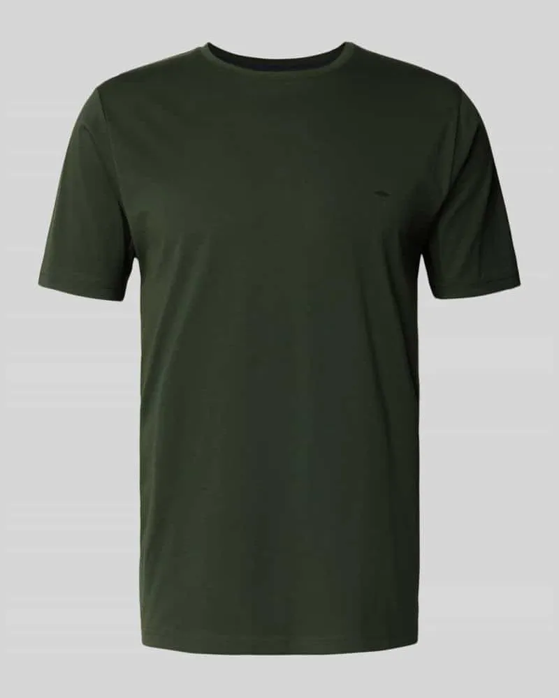 Fynch-Hatton T-Shirt mit Label-Stitching 