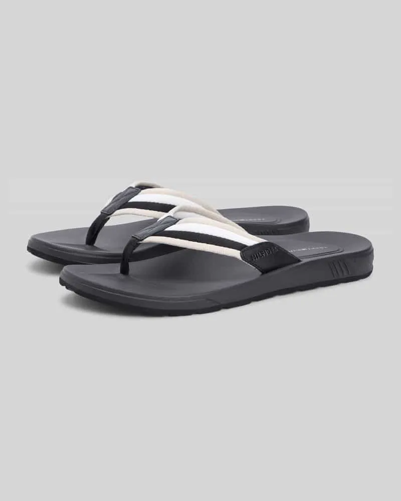 Tommy Hilfiger Zehentrenner mit Logo Details Black