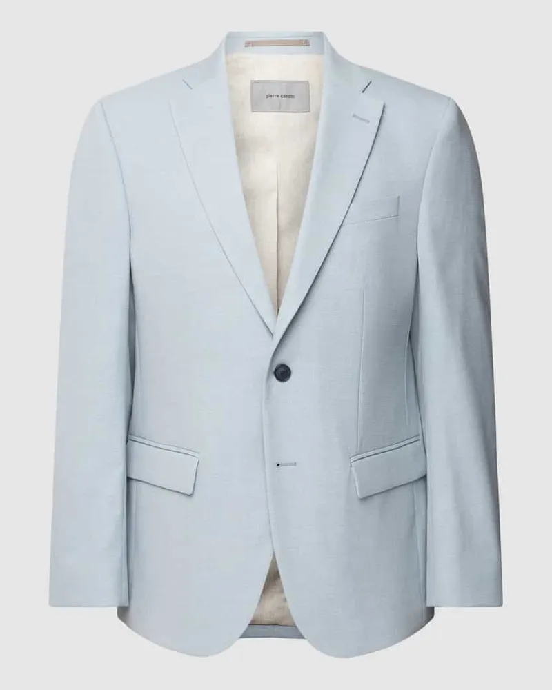 Pierre Cardin Sakko mit Strukturmuster Modell 'Grant Hellblau