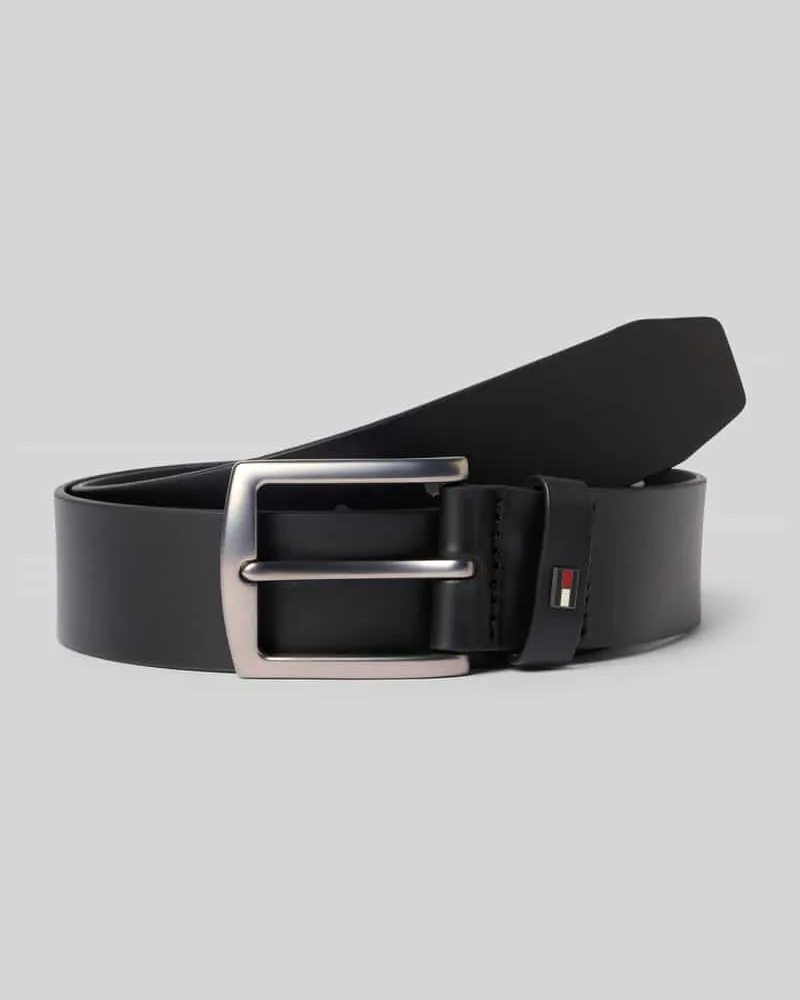 Tommy Hilfiger Gürtel aus echtem Rindsleder Modell 'DENTON 4.0 Black