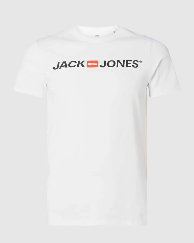 Jack & Jones T-Shirt mit Label-Print Modell 'CORP 