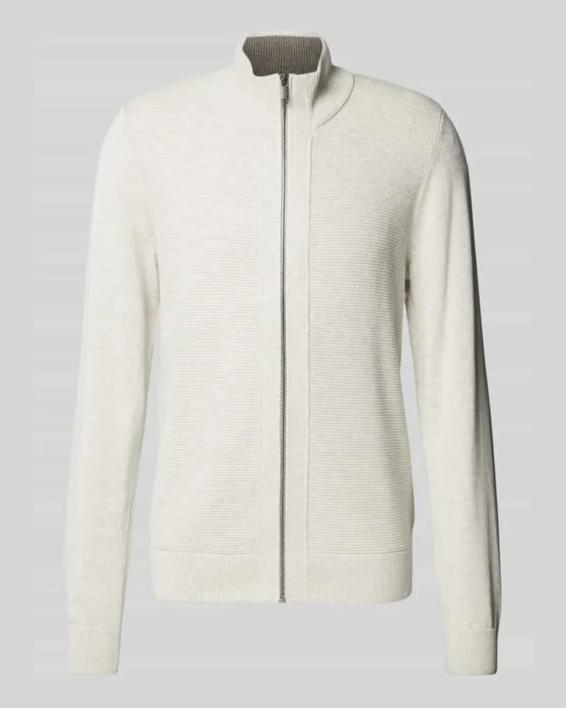 McNeal Strickjacke mit Stehkragen und Reißverschluss 