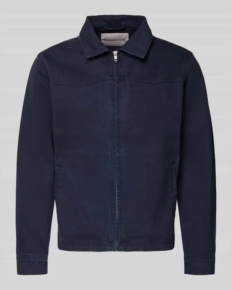 khujo Jeansjacke mit Reißverschluss Modell 'REILLY Marine
