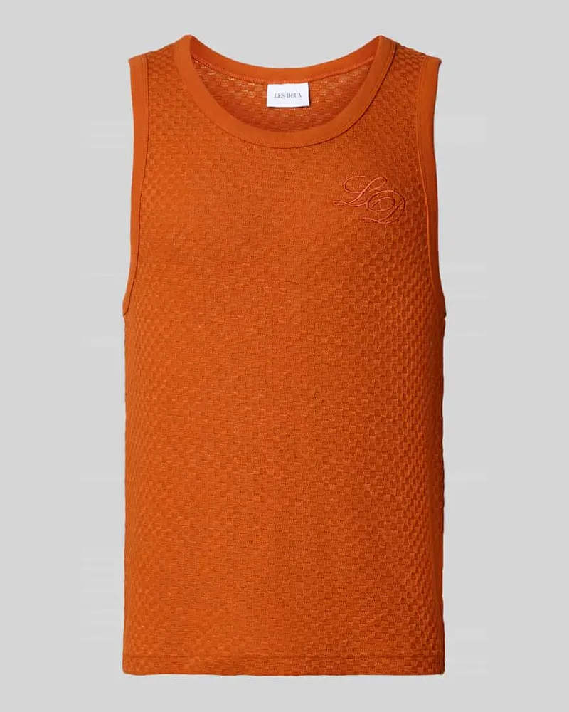 LES DEUX Regular Fit Tanktop mit Logo-Stitching Modell 'Bruce 