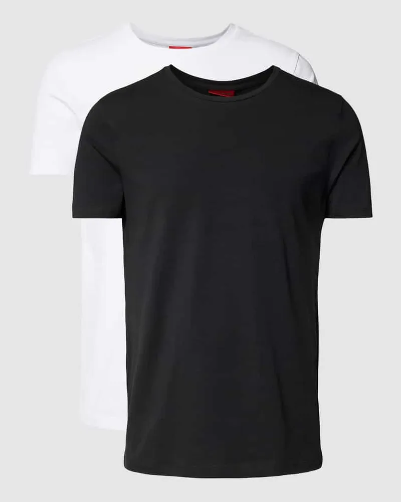 HUGO BOSS T-Shirt mit Logo-Print im 2er-Pack 