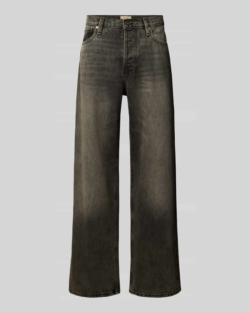 Jack & Jones Wide Fit Jeans aus reiner Baumwolle Modell 'COOPER Black