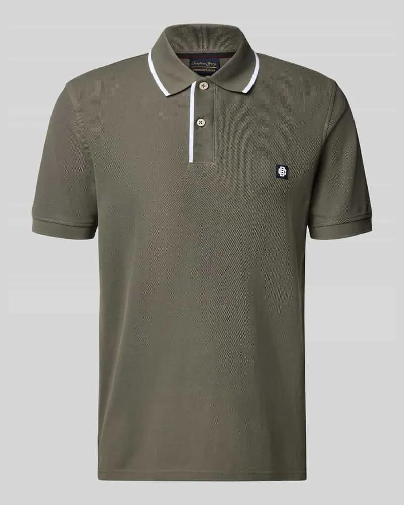 Christian Berg Regular Fit Poloshirt aus reiner Baumwolle 