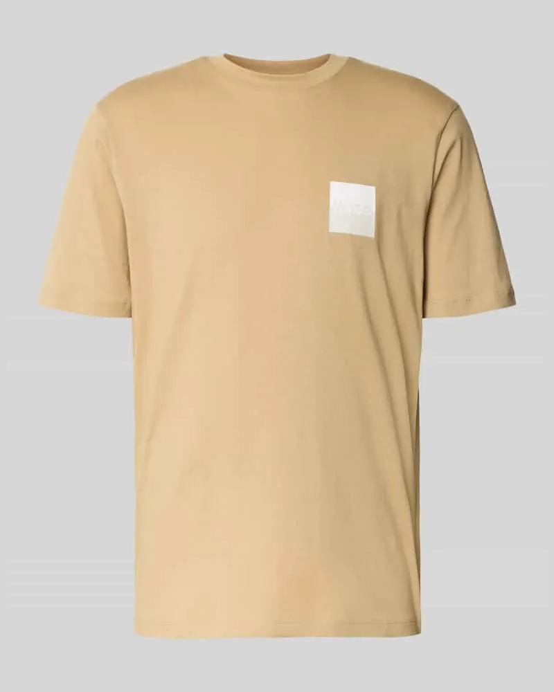 HUGO BOSS T-Shirt mit Label-Print und Rundhalsausschnitt Modell 'Dapusi 