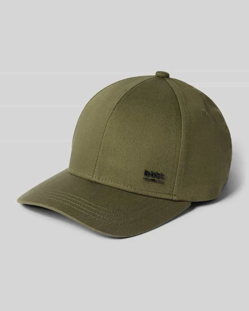 HUGO BOSS Basecap aus reiner Baumwolle Modell 'ZED--ME Oliv