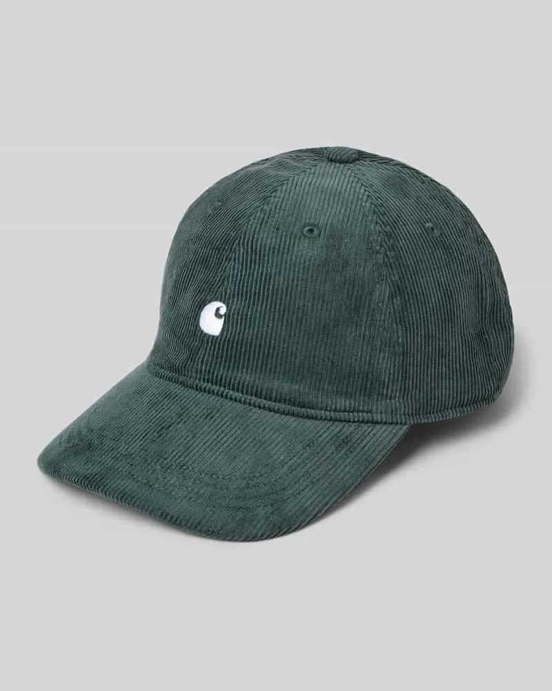 Carhartt WIP Basecap mit Label-Stitching Dunkelgruen
