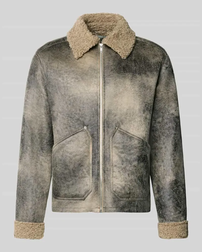 Drykorn Jacke mit Kentkragen Modell 'LERON Mittelbraun