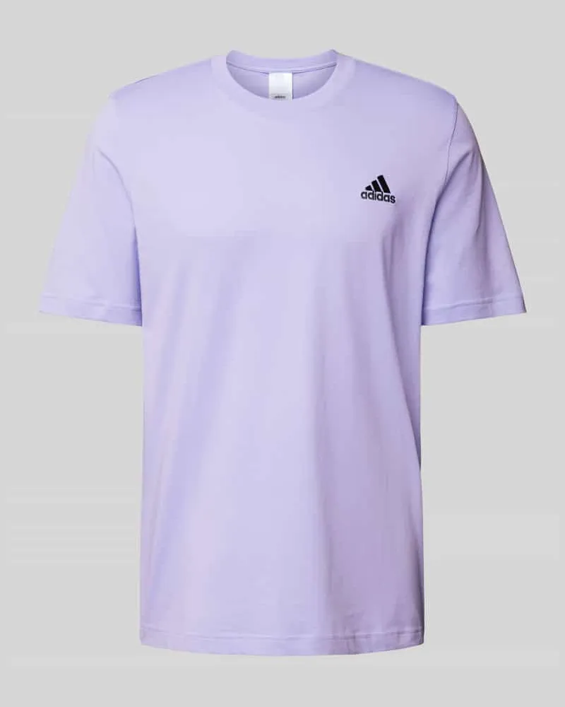 adidas T-Shirt mit Logo-Stitching 