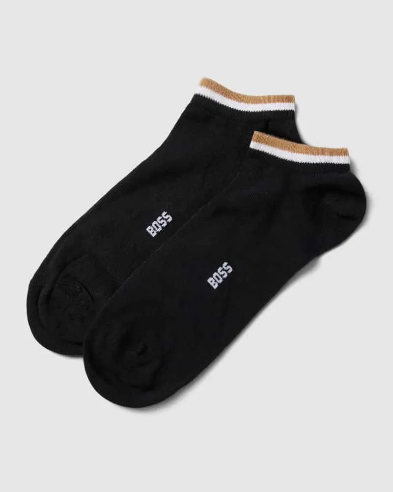 HUGO BOSS Sneakersocken mit Label-Detail im 2er-Pack 
