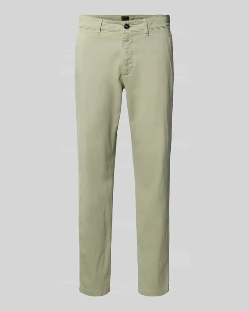 HUGO BOSS Regular Fit Chino aus Baumwoll-Mix 