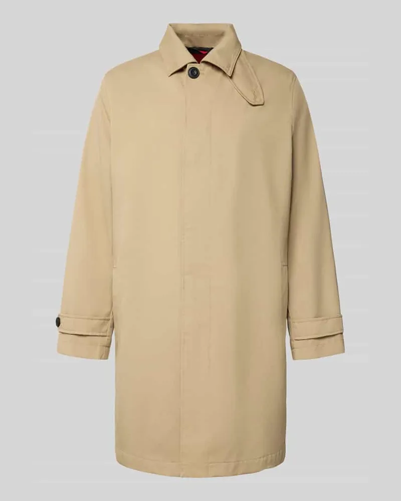 HUGO BOSS Relaxed Fit Trenchcoat mit Baumwoll-Anteil Modell 'MAVER2431 