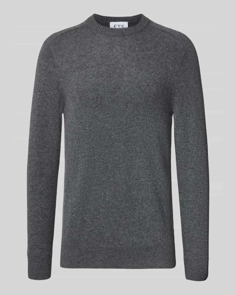 FTC Cashmere Kaschmirpullover mit Rundhalsausschnitt 