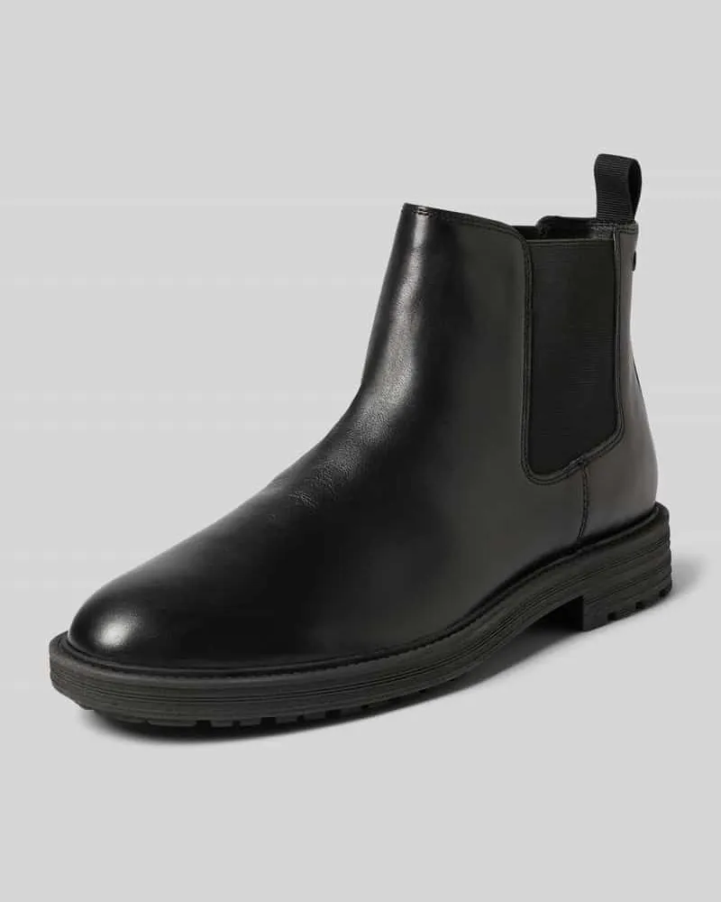 Jack & Jones Chelsea Boots mit elastischem Einsatz Modell 'WHOSKINS Black