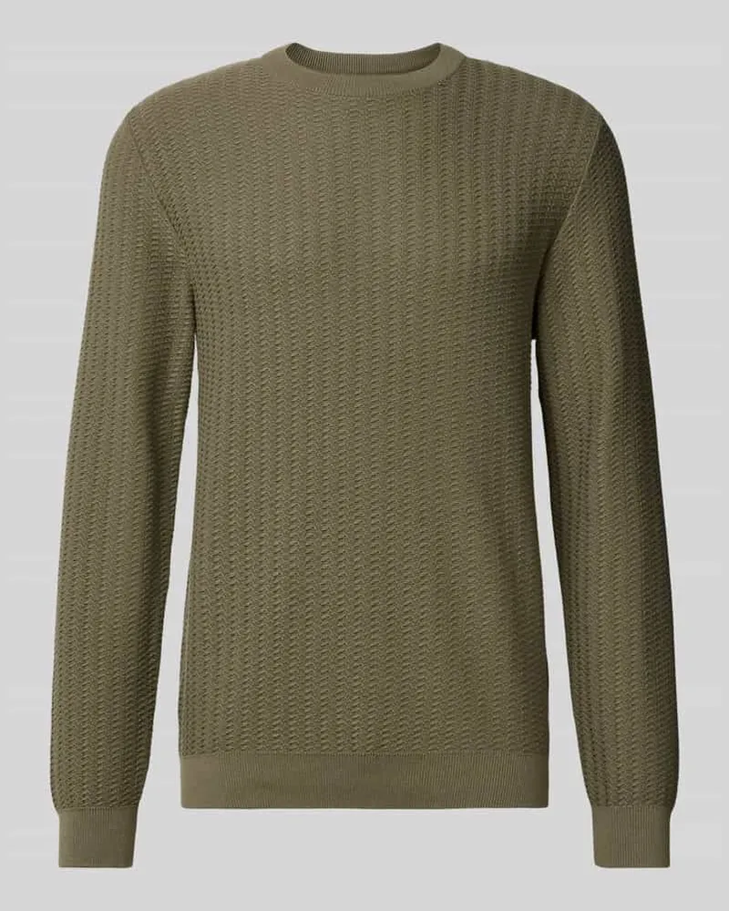 Jack & Jones Strickpullover mit Strukturmuster Modell 'TRAVIS 