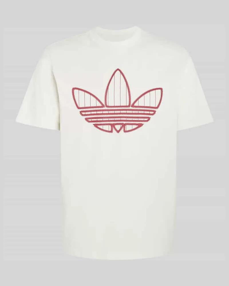 adidas Regular Fit T-Shirts aus reiner Baumwolle mit Logo-Stitching Weiss