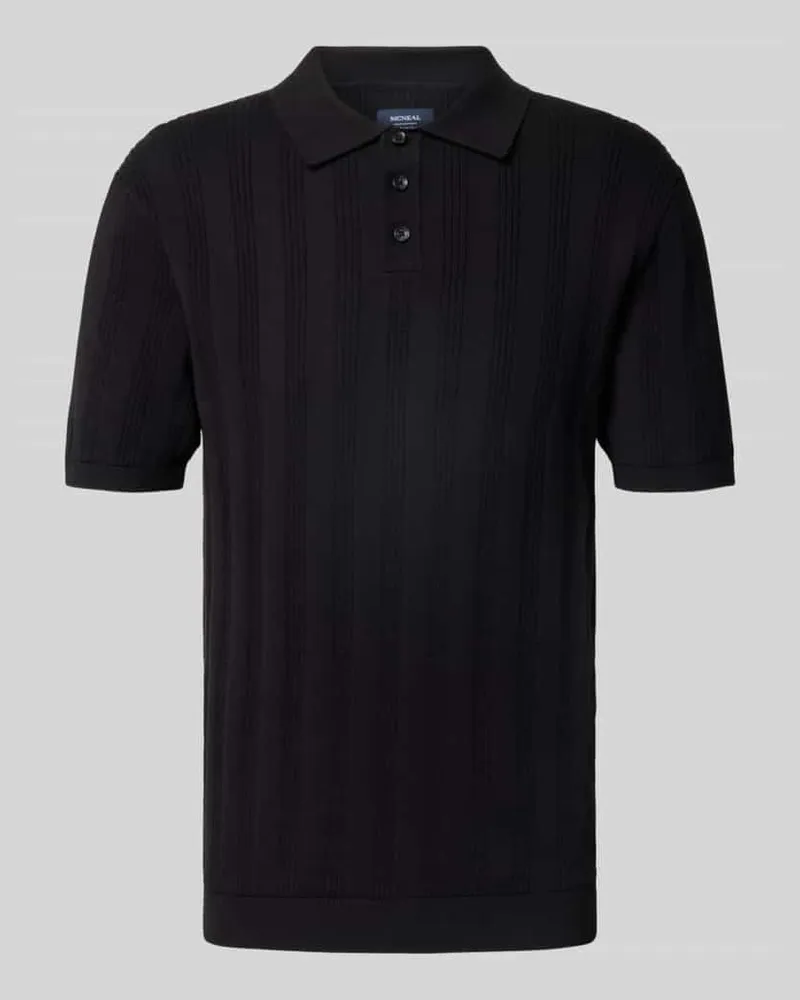 McNeal Regular Fit Poloshirt mit Strukturmuster 