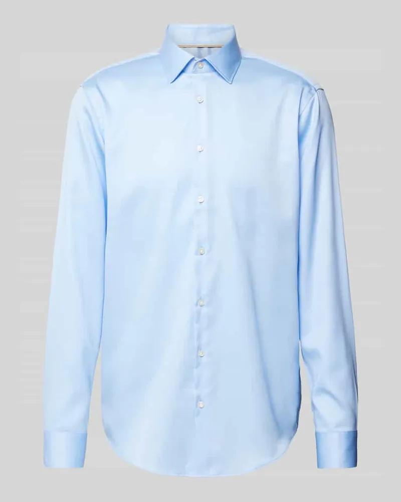 JAKE*S Regular Fit Businesshemd aus Satin 