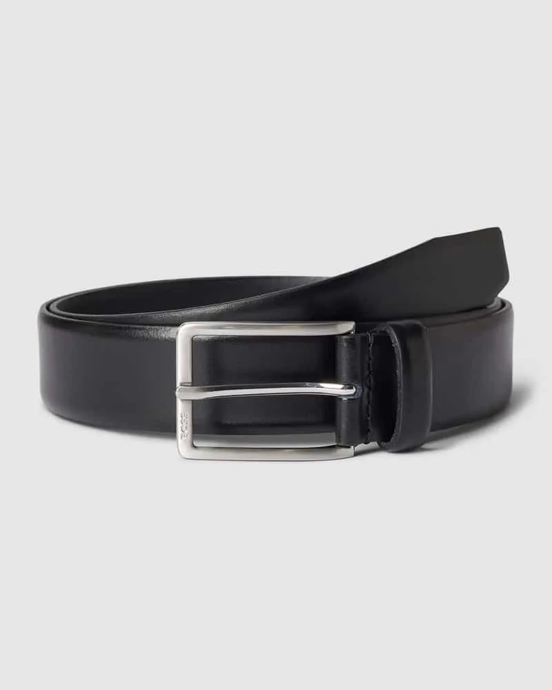 HUGO BOSS Gürtel mit Label-Details Modell 'Erman Black